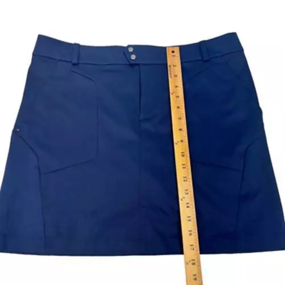 Ralph Lauren RLX Womens Skort Skirt Blue Golf Activewear Athletic 14 Tennis - Picture 11 of 12
